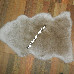 Килим "Овеча шкура" 0.60х1.00 (7007 Camel/Верблюд) | mycarpet.com.ua